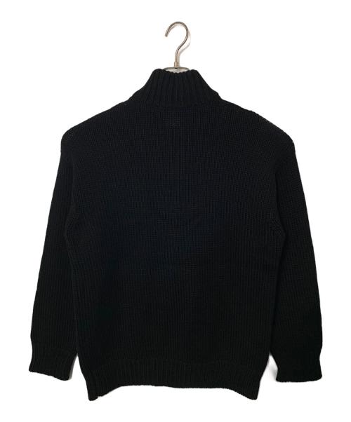 LOUIS VUITTON（ルイ ヴィトン）LOUIS VUITTON (ルイ ヴィトン) LOUIS VUITTON ヤクウールハーフジップニット ブラック サイズ:Ｓの古着・服飾アイテム