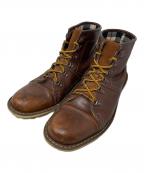 CLARKSクラークス）の古着「CLARKS レザーシューズ」｜ブラウン