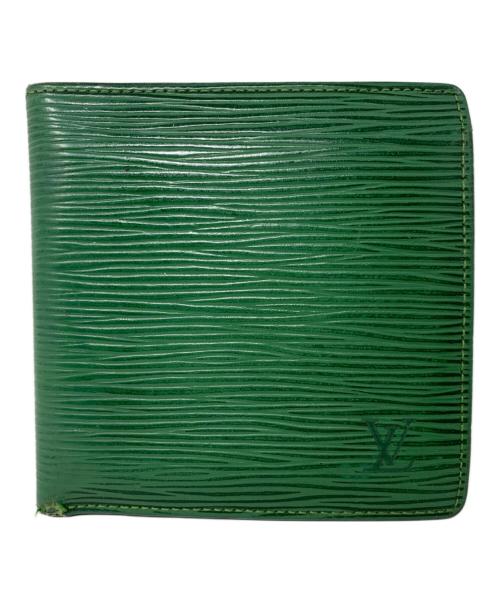 LOUIS VUITTON（ルイ ヴィトン）LOUIS VUITTON (ルイ ヴィトン) LOUIS VUITTON エピ 2つ折り財布 グリーンの古着・服飾アイテム
