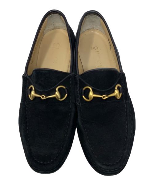GUCCI（グッチ）GUCCI (グッチ) GUCCI ビットローファー ブラック サイズ:36の古着・服飾アイテム