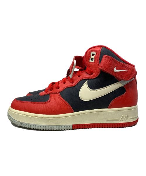 NIKE（ナイキ）NIKE (ナイキ) NIKE Air Force 1 Mid Split Black Red スニーカー レッド サイズ:26㎝の古着・服飾アイテム