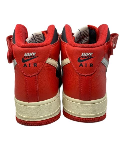 NIKE（ナイキ）NIKE (ナイキ) NIKE Air Force 1 Mid Split Black Red スニーカー レッド サイズ:26㎝の古着・服飾アイテム