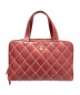 CHANEL（シャネル）の古着「ワイルドステッチハンドバッグ」｜レッド