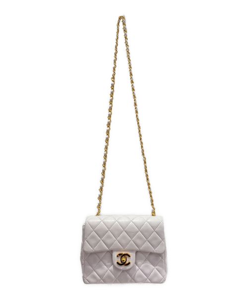CHANEL（シャネル）CHANEL (シャネル) ミニマトラッセ17 ホワイト サイズ:17の古着・服飾アイテム