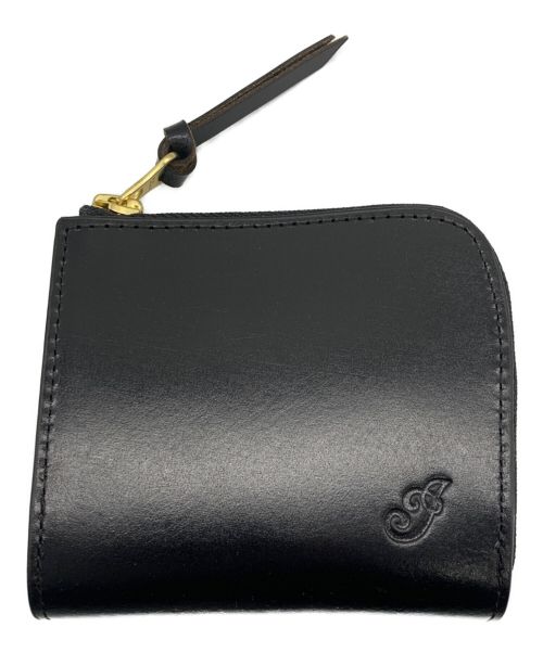 INDIAN MOTORCYCLE（インディアンモーターサイクル）INDIAN MOTORCYCLE (インディアンモーターサイクル) 2つ折り財布 ブラックの古着・服飾アイテム