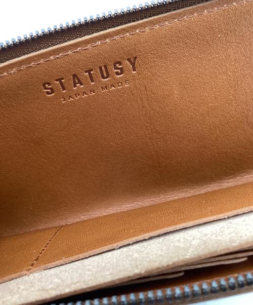 STATUSY（ステータシー）STATUSY (ステータシー) L字札入れ キャメルの古着・服飾アイテム
