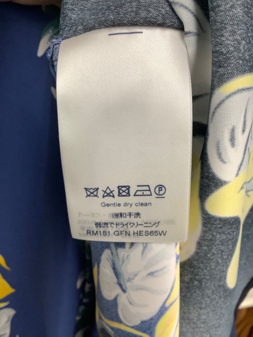 LOUIS VUITTON（ルイ ヴィトン）LOUIS VUITTON (ルイ ヴィトン) アロハシャツ ブルー サイズ:Lの古着・服飾アイテム