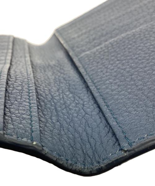 BOTTEGA VENETA（ボッテガベネタ）BOTTEGA VENETA (ボッテガベネタ) 札入れ ネイビーの古着・服飾アイテム