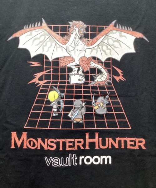 VAULTROOM（ボルトルーム）VAULTROOM (ボルトルーム) プリントTシャツ ブラック サイズ:XLの古着・服飾アイテム