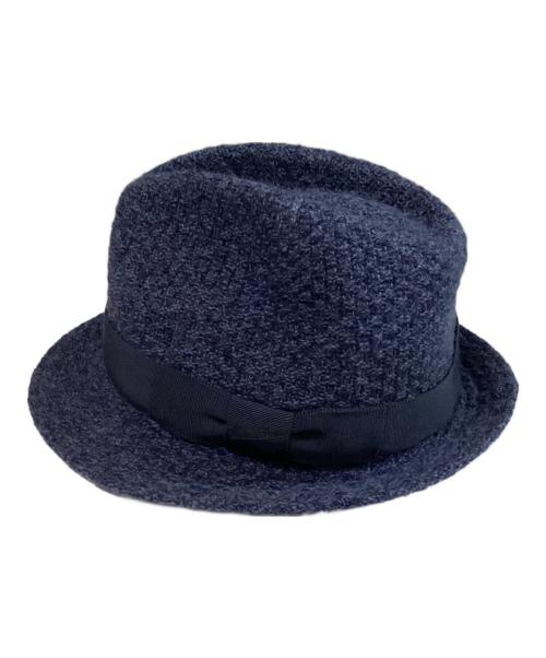 BORSALINO（ボルサリーノ）BORSALINO (ボルサリーノ) ハット ネイビーの古着・服飾アイテム