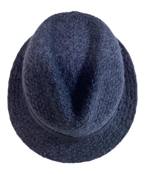 BORSALINO（ボルサリーノ）BORSALINO (ボルサリーノ) ハット ネイビーの古着・服飾アイテム