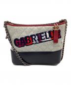 CHANELシャネル）の古着「ガブリエル ドゥ チェーンショルダーバッグ」｜グレー×ネイビー
