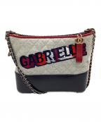 CHANELシャネル）の古着「ガブリエル ドゥ チェーンショルダーバッグ」｜グレー×ネイビー