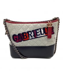 CHANEL（シャネル）の古着「ガブリエル ドゥ チェーンショルダーバッグ」｜グレー×ネイビー