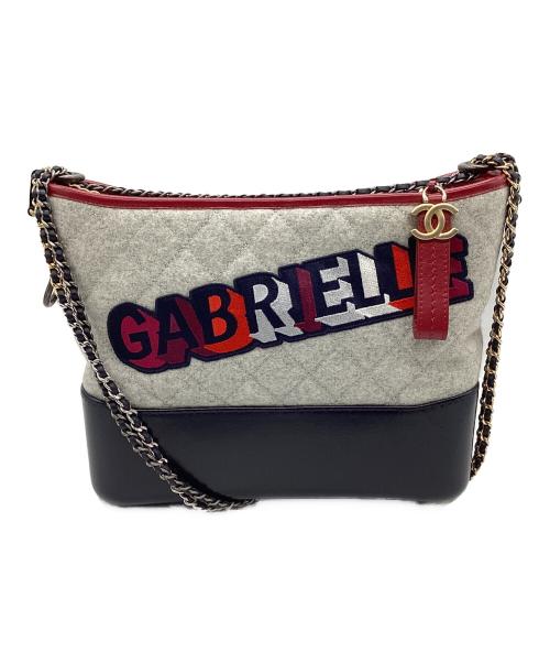 CHANEL（シャネル）CHANEL (シャネル) ガブリエル ドゥ チェーンショルダーバッグ グレー×ネイビーの古着・服飾アイテム