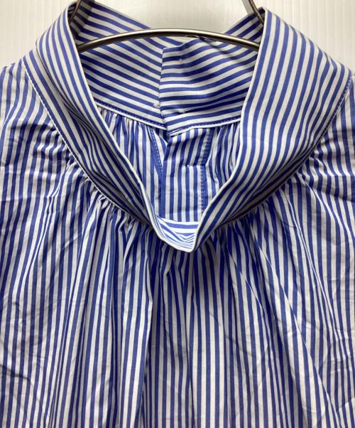 MACPHEE（マカフィー）MACPHEE (マカフィー) ギャザーPOブラウス ネイビー サイズ:36の古着・服飾アイテム