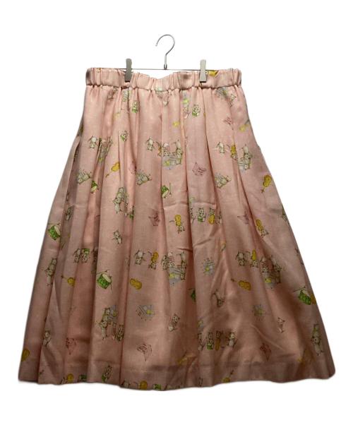 franche lippee（フランシュリッペ）franche lippee (フランシュリッペ) スカート ピンク サイズ:3Lの古着・服飾アイテム