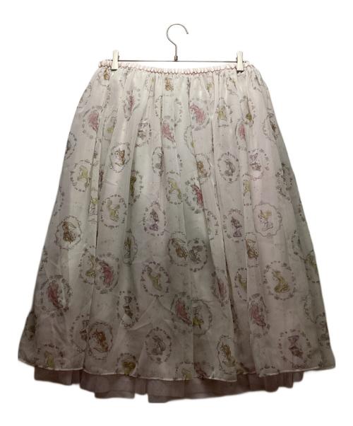 franche lippee（フランシュリッペ）franche lippee (フランシュリッペ) スカート ピンク サイズ:3Lの古着・服飾アイテム