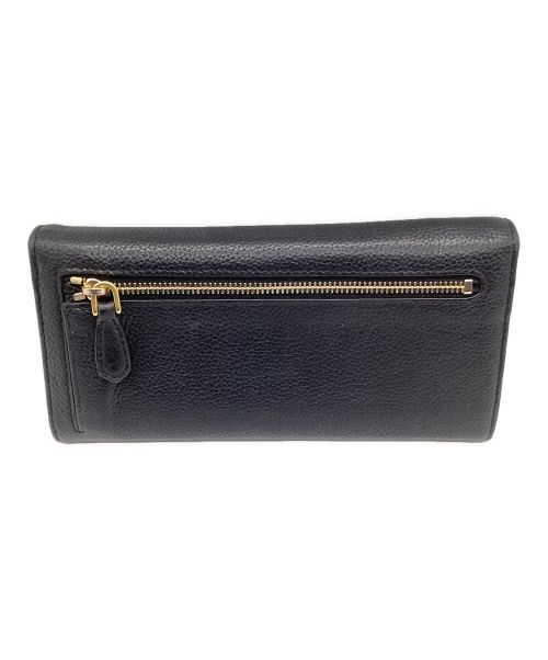 PRADA（プラダ）PRADA (プラダ) 2つ折り財布 ブラックの古着・服飾アイテム