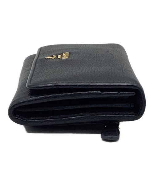 PRADA（プラダ）PRADA (プラダ) 2つ折り財布 ブラックの古着・服飾アイテム