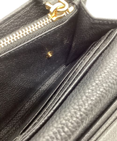 PRADA（プラダ）PRADA (プラダ) 2つ折り財布 ブラックの古着・服飾アイテム