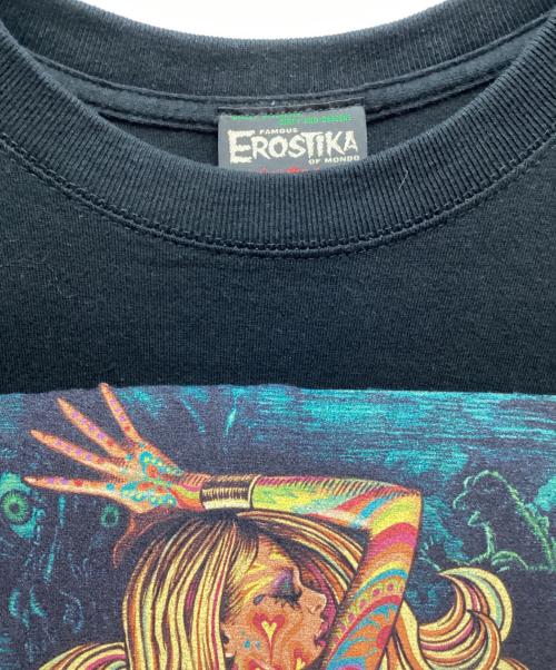 EROSTIKA（エロスティカ）EROSTIKA (エロスティカ) 半袖カットソー ブラック サイズ:Mの古着・服飾アイテム