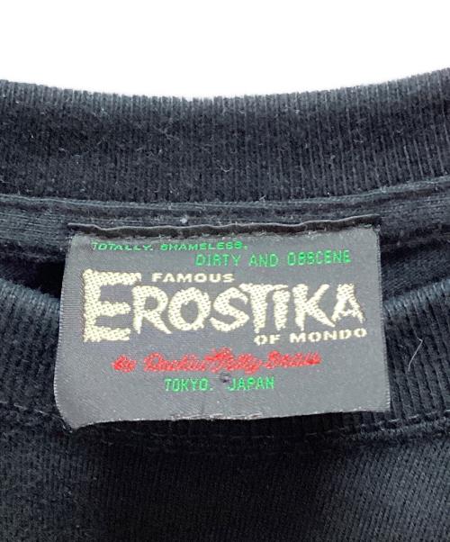 EROSTIKA（エロスティカ）EROSTIKA (エロスティカ) 半袖カットソー ブラック サイズ:Mの古着・服飾アイテム