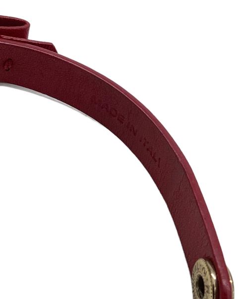 Salvatore Ferragamo（サルヴァトーレ フェラガモ）Salvatore Ferragamo (サルヴァトーレ フェラガモ) リボン型ブレスレット レッドの古着・服飾アイテム