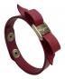 Salvatore Ferragamo (サルヴァトーレ フェラガモ) リボン型ブレスレット レッド：6000円