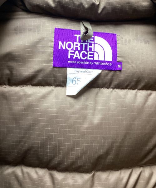 THE NORTHFACE PURPLELABEL（ザ・ノースフェイス パープルレーベル）THE NORTHFACE PURPLELABEL (ザ・ノースフェイス パープルレーベル) マウンテンショートダウンパーカ ベージュ サイズ:Mの古着・服飾アイテム