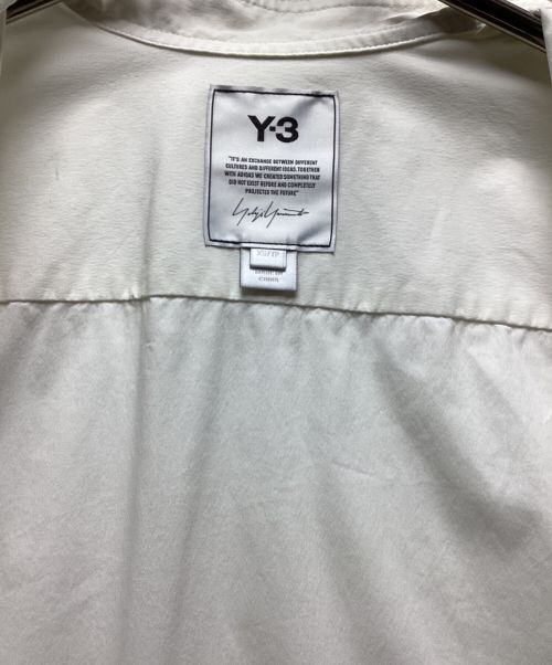 Y-3（ワイスリー）Y-3 (ワイスリー) クラシックチェストロゴBDシャツ ホワイト サイズ:XSの古着・服飾アイテム