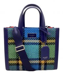 Kate Spade（ケイトスペード）の古着「ハンドバッグ」｜ネイビー/マルチカラー