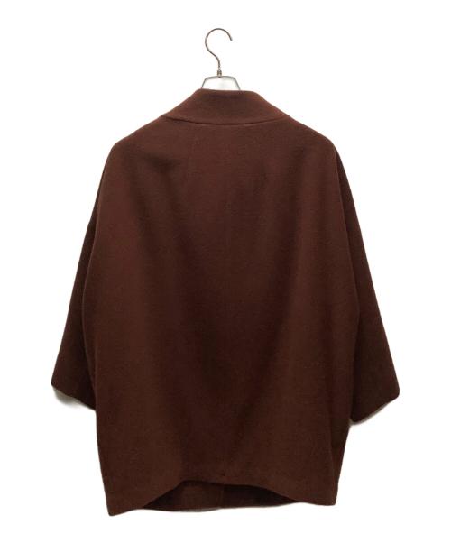 soeur7（スール）soeur7 (スール) ウールコート ブラウン サイズ:Mの古着・服飾アイテム