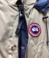 中古・古着 CANADA GOOSE (カナダグース) ダウンジャケット ベージュ サイズ:L：30000円