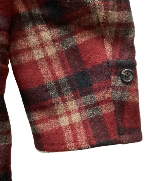 POLO RALPH LAUREN（ポロ・ラルフローレン）POLO RALPH LAUREN (ポロ・ラルフローレン) 80'sダブルブレストコート レッド×ブラック サイズ:Lの古着・服飾アイテム