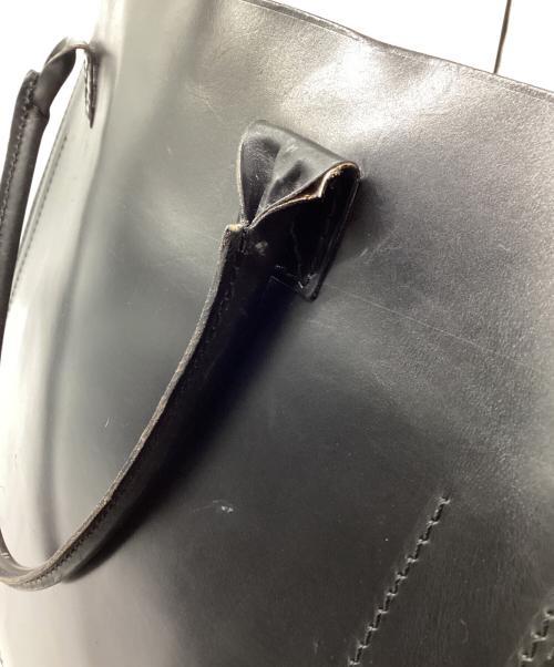 GLENROYAL（グレンロイヤル）GLENROYAL (グレンロイヤル) レザートートバッグ ブラックの古着・服飾アイテム