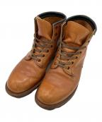 RED WINGレッドウィング）の古着「レースアップブーツ」｜キャメル
