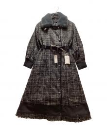 KOH.style（コースタイル）の古着「中綿コート」｜グレー×ブラック