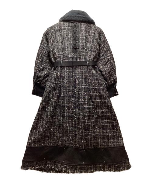 KOH.style（コースタイル）KOH.style (コースタイル) 中綿コート グレー×ブラック サイズ:Freeの古着・服飾アイテム