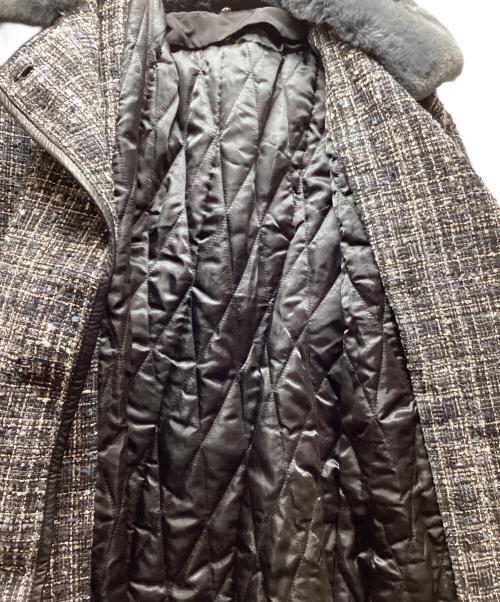 KOH.style（コースタイル）KOH.style (コースタイル) 中綿コート グレー×ブラック サイズ:Freeの古着・服飾アイテム