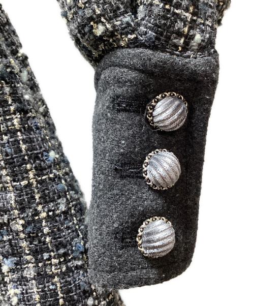 KOH.style（コースタイル）KOH.style (コースタイル) 中綿コート グレー×ブラック サイズ:Freeの古着・服飾アイテム