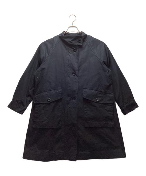 MHL（エムエイチエル）MHL (エムエイチエル) ライナー付ステンカラーコート ネイビー サイズ:1の古着・服飾アイテム