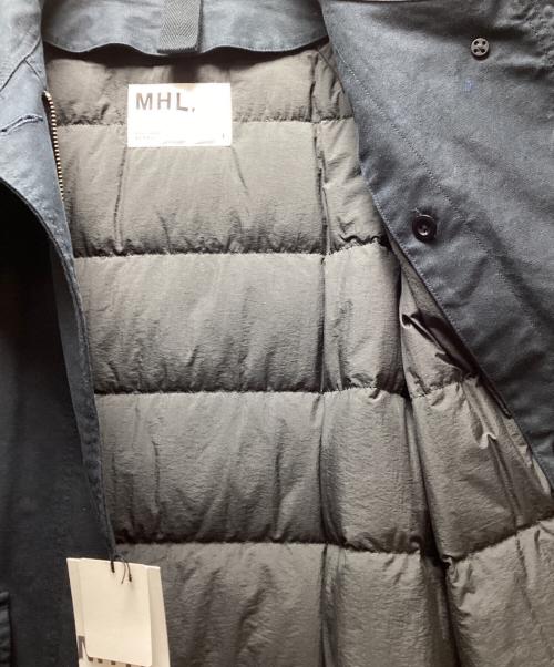 MHL（エムエイチエル）MHL (エムエイチエル) ライナー付ステンカラーコート ネイビー サイズ:1の古着・服飾アイテム