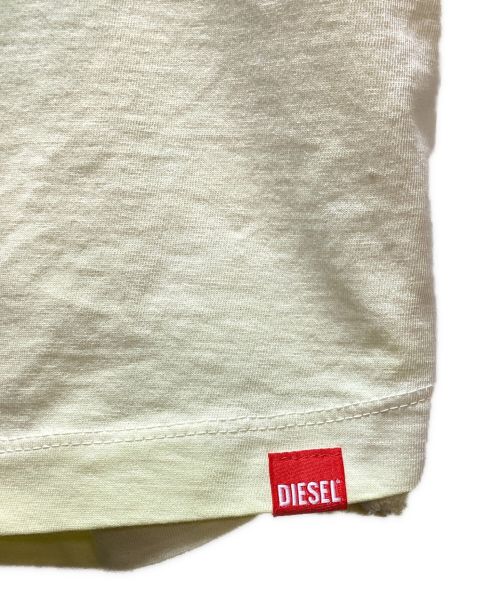 DIESEL（ディーゼル）DIESEL (ディーゼル) レイヤードカットソー イエロー サイズ:XLの古着・服飾アイテム