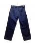 COMOLI (コモリ) ベルテッドデニムパンツ インディゴ：11000円