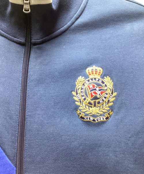 POLO RALPH LAUREN（ポロ・ラルフローレン）POLO RALPH LAUREN (ポロ・ラルフローレン) トラックジャケット ネイビー サイズ:LLの古着・服飾アイテム