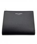 Saint Laurent Parisサンローランパリ）の古着「2つ折り財布」｜ブラック