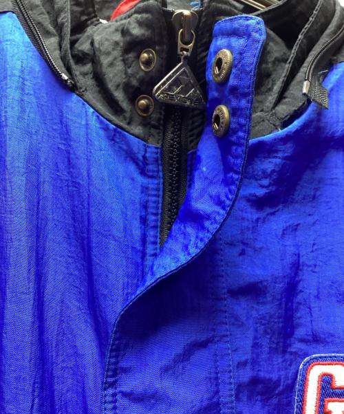 NFL（エヌエフエル）NFL (エヌエフエル) ナイロンジャケット ブラック×ブルー サイズ:Lの古着・服飾アイテム