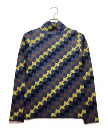 JEANASIS（ジーナシス）の古着「セーター」｜ブルー×イエロー