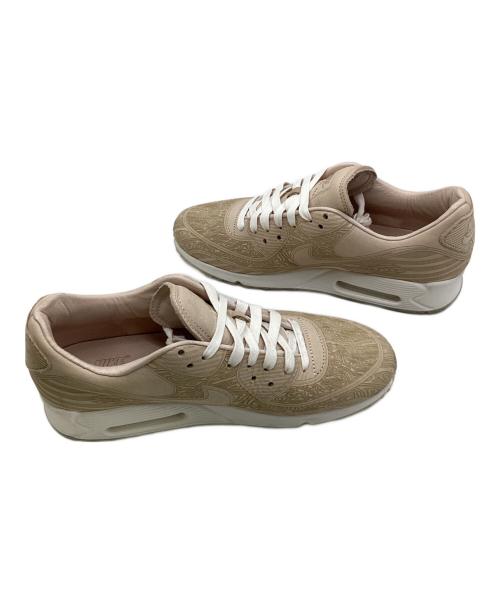 NIKE（ナイキ）NIKE (ナイキ) AIR MAX 90 QS LASER 'Woodgrain' ピンク×ベージュ サイズ:27の古着・服飾アイテム